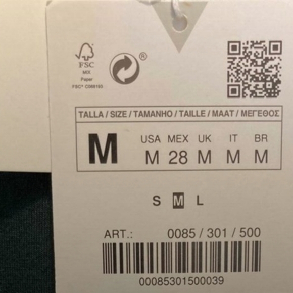 Zara T Shirt waist line NWT - Picture 5 of 5